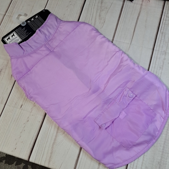 Nautica Pet XL Reversable Light Purple  Lined Sherpa Dog Jacket - Picture 4 of 9